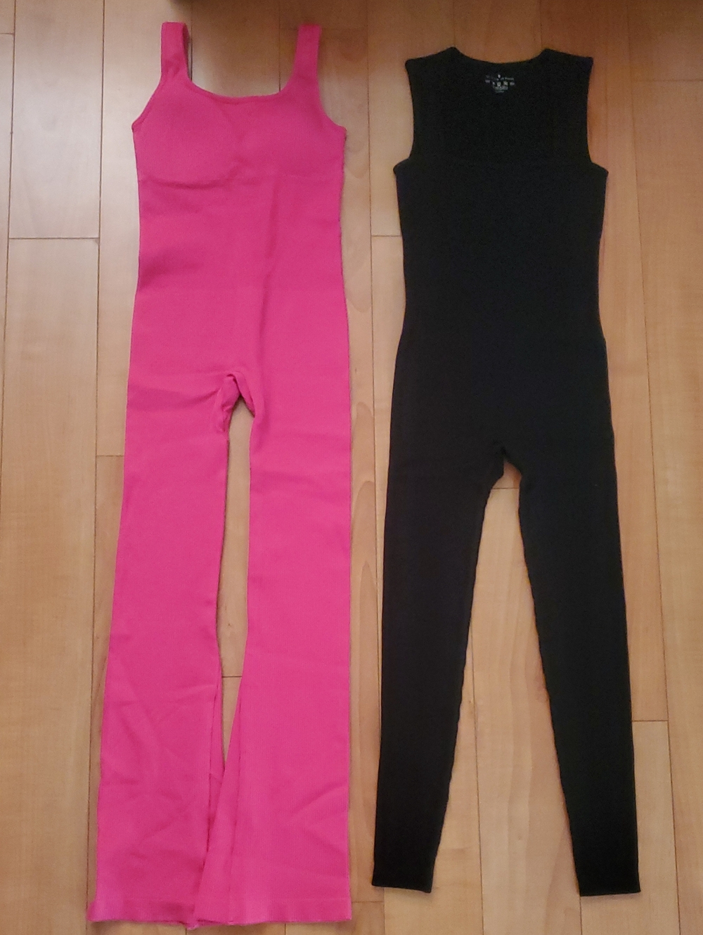 Petite Jumpsuits - 2 Sets Black and Pink